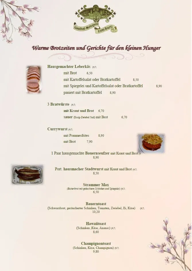 warme brotzeiten